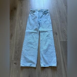 Abercrombie & Fitch High Rise Jeans in Light Blue